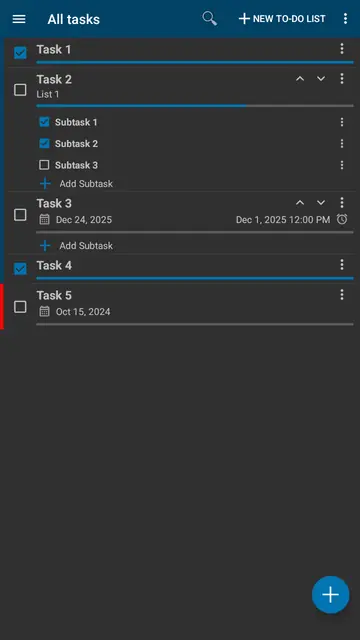 Screenshot 4 of Todo List (PFA)
