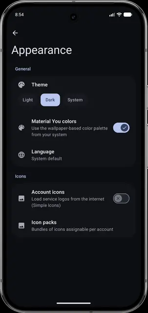 Screenshot 1 of Tokn - MFA / 2FA authenticator