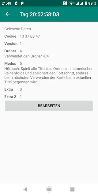 Screenshot 2 von TonUINO NFC Tools