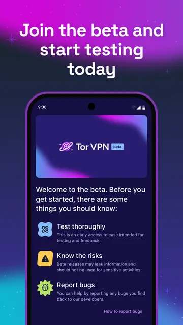 Screenshot 2 von Tor VPN Beta