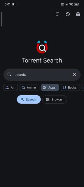 Screenshot 1 von Torrent Search