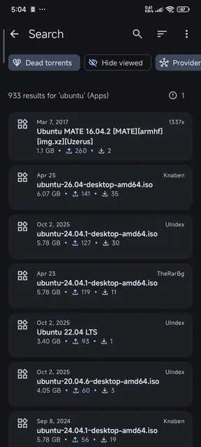 Screenshot 2 von Torrent Search