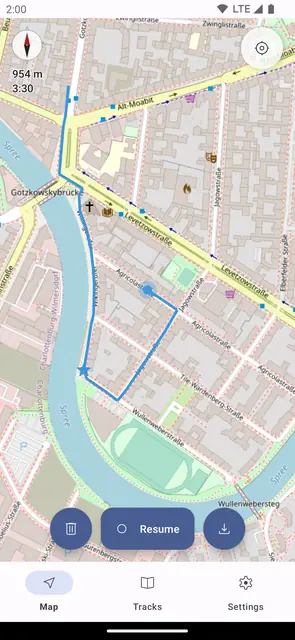 Screenshot 4 von Trackbook - Movement Recorder
