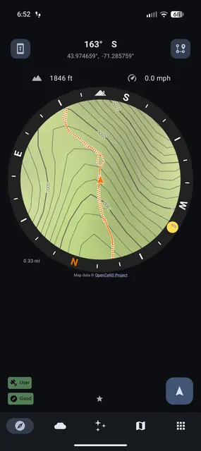 Screenshot 1 von Trail Sense