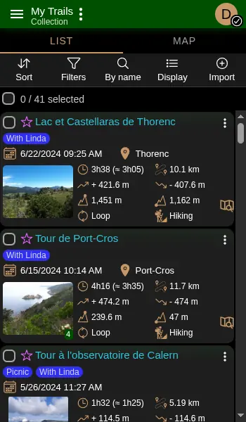 Screenshot 2 of Trailence