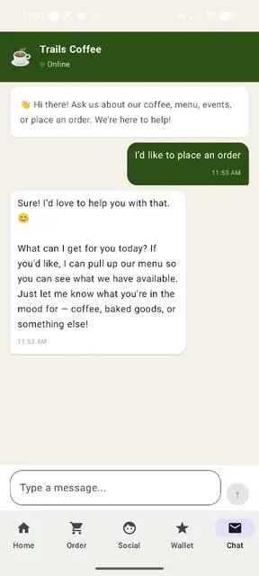 Screenshot 1 of Trails Coffee