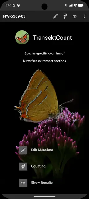 Screenshot 2 von TransektCount