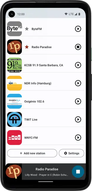 Screenshot 2 of Transistor - Simple Radio App