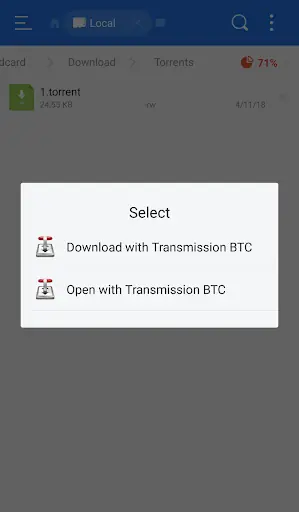 Screenshot 2 of Transmission BTC
