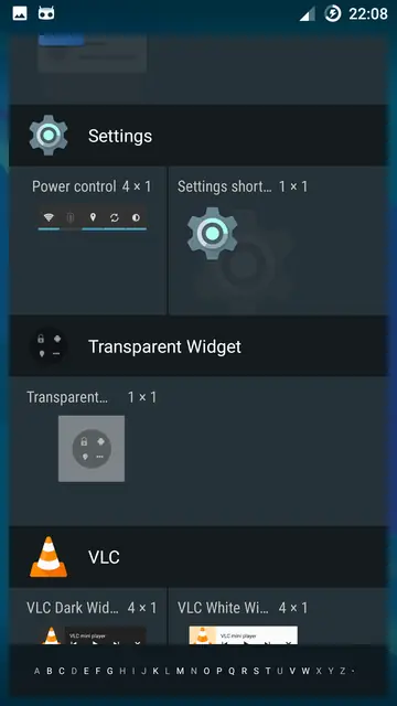 Screenshot 3 of Transparent Widget