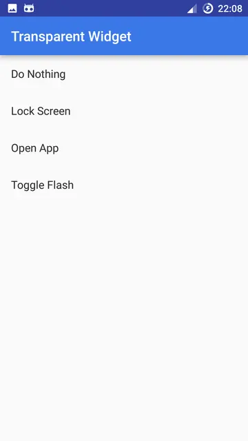 Screenshot 4 of Transparent Widget