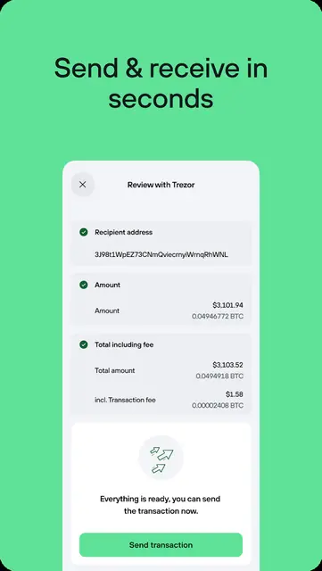 Screenshot 4 of Trezor Suite