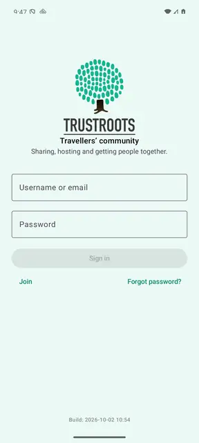 Screenshot 1 von Trustroots