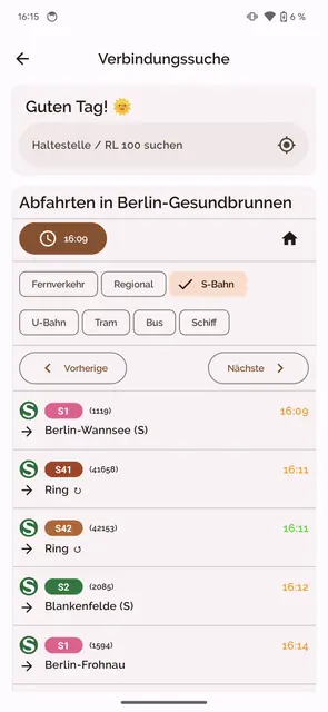 Screenshot 1 von Träwelldroid