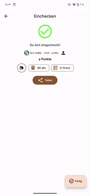 Screenshot 4 von Träwelldroid