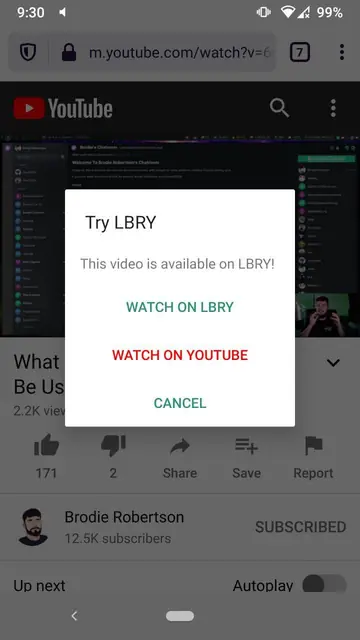 Screenshot 1 of Try LBRY