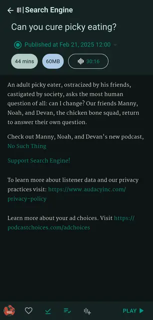 Screenshot 4 of Tsacdop-Fork - Podcast Player