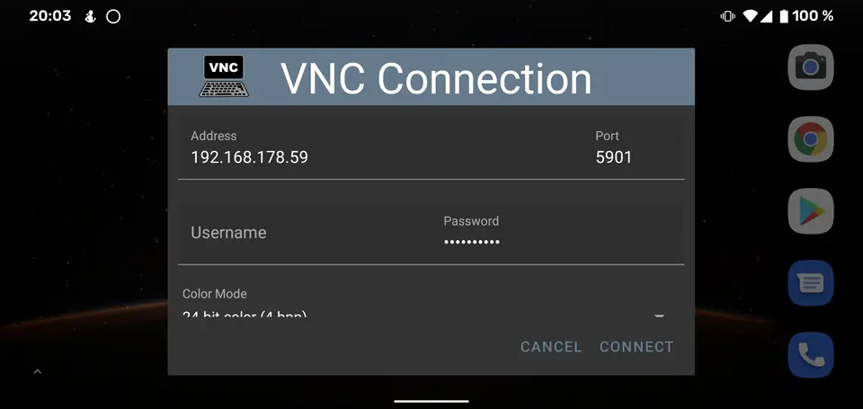 Screenshot 1 von TSVNC