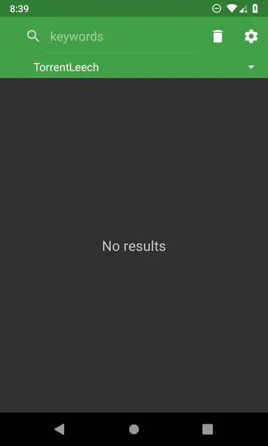 Screenshot 1 von tTorrent search