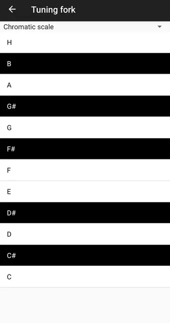 Screenshot 1 von Tuning fork