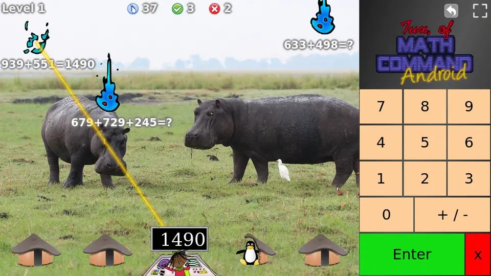 Screenshot 3 von Tux Math