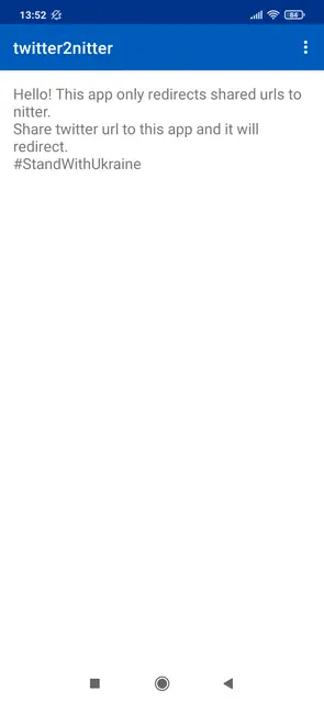 Screenshot 1 von twitter2nitter