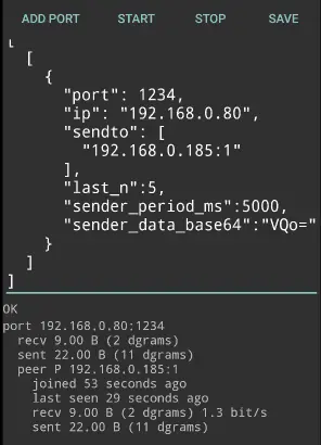 Screenshot 1 von UDP Bus