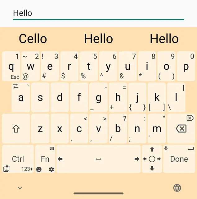 Screenshot 3 von Unexpected Keyboard
