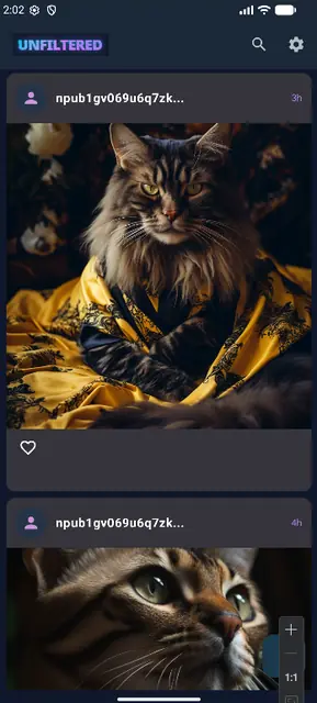Screenshot 1 von Unfiltered