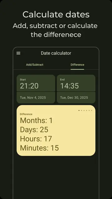Screenshot 3 of Unitto — calculator and unit converter