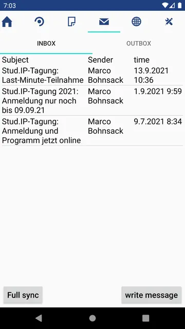 Screenshot 2 von unofficial Stud.IP-app