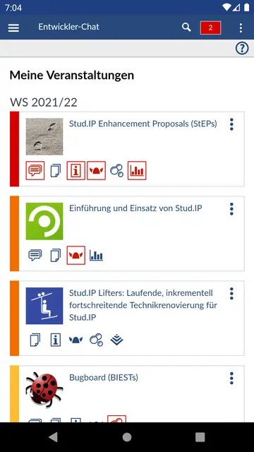 Screenshot 4 von unofficial Stud.IP-app
