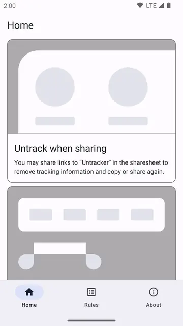 Screenshot 1 of Untracker