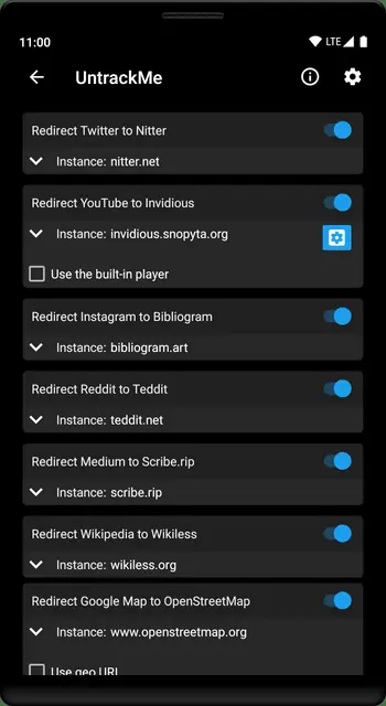 Screenshot 1 von UntrackMe