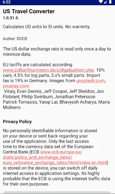 Screenshot 4 von US Travel Converter