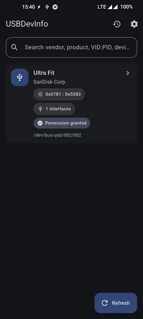 Screenshot 1 of USB Descriptor Explorer