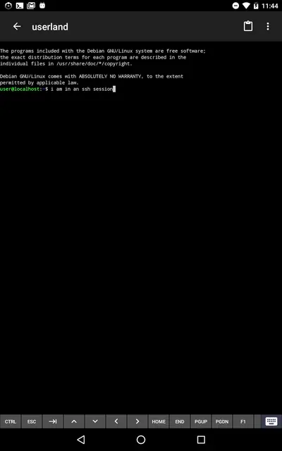 Screenshot 3 of UserLAnd