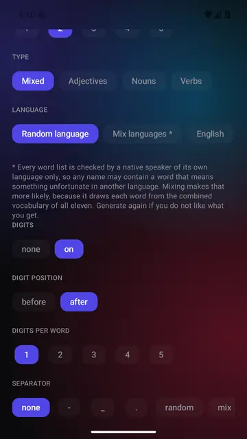 Screenshot 2 von UsernameGenerator