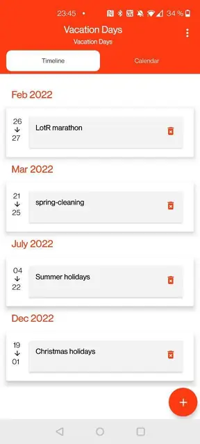 Screenshot 1 von Vacation Days