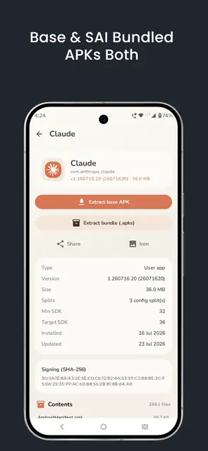 Screenshot 2 von Vadhod APK Extractor