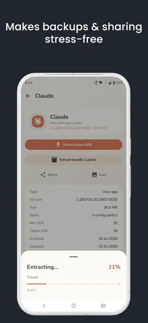 Screenshot 4 von Vadhod APK Extractor