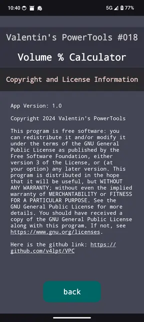 Screenshot 3 von Valentin's PowerTools #018 - Volume Percent Calcul