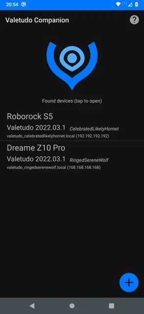 Screenshot 2 of Valetudo Companion