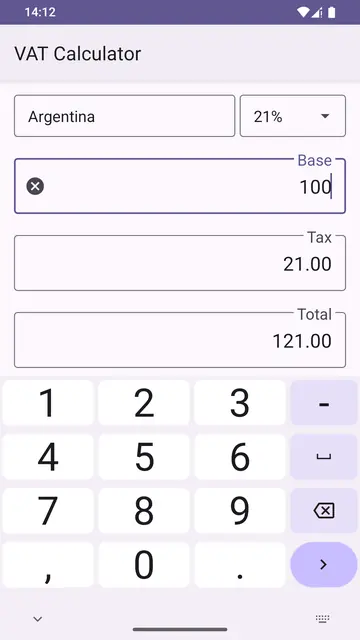 Screenshot 2 von VAT Calculator