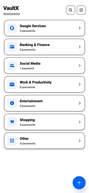 Screenshot 2 of VaultX - Secure Password Manager