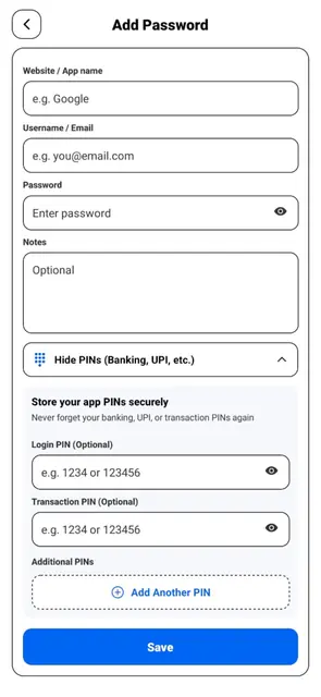 Screenshot 3 of VaultX - Secure Password Manager