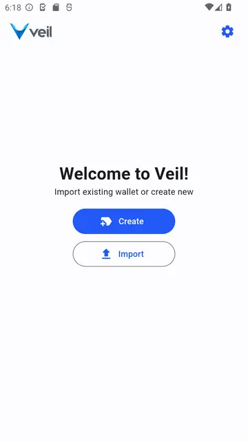 Screenshot 1 of Veil - Privacy focused wallet
