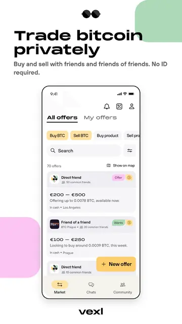 Screenshot 1 von Vexl