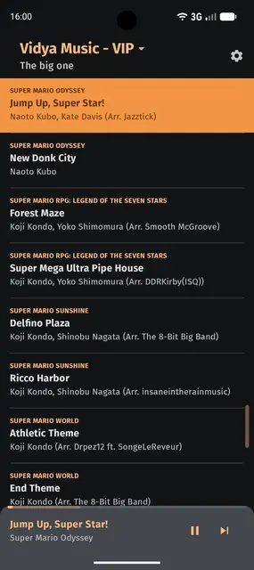 Screenshot 4 von Vidya Music: Aersia VIP Player