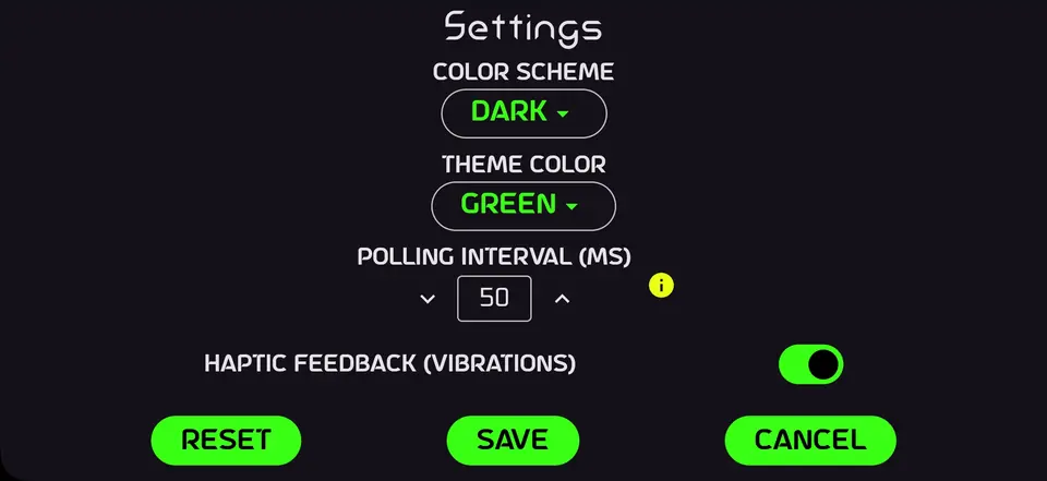 Screenshot 2 of VirtualGamePad Mobile